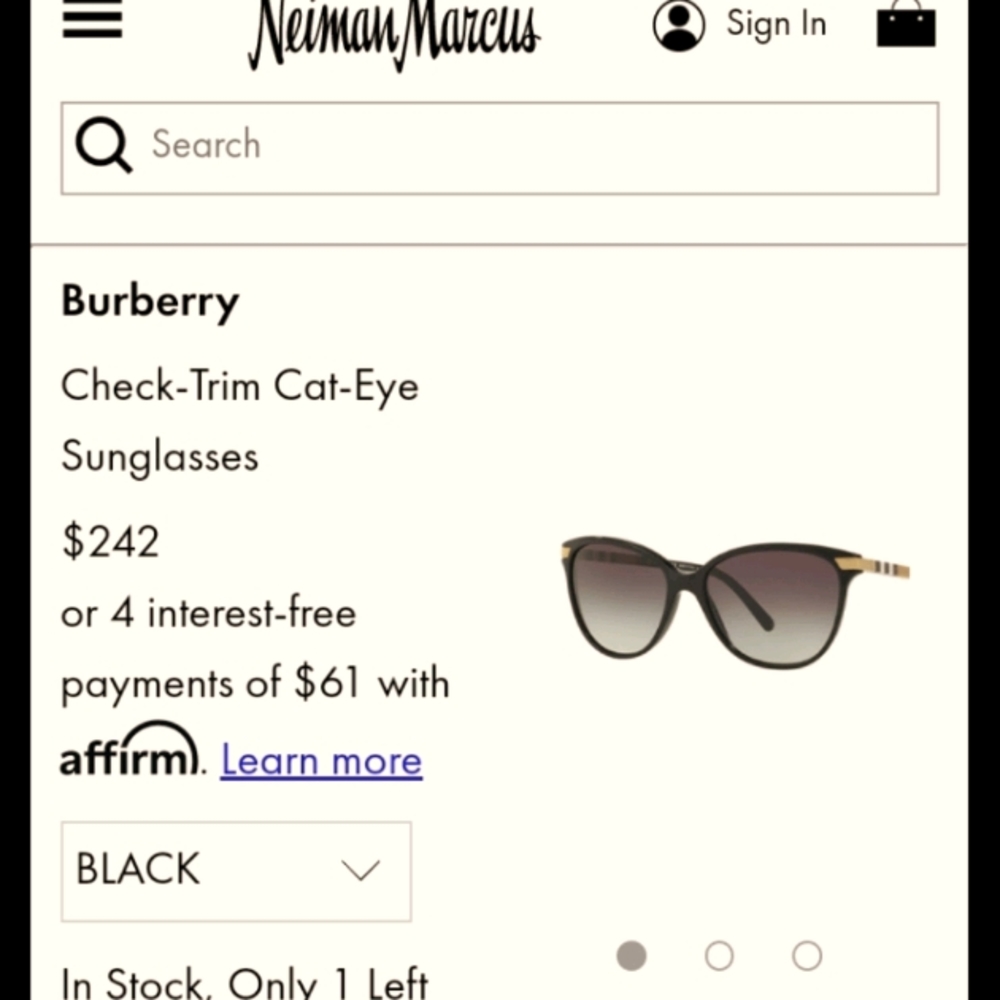 Burberry Cateye Sunglasses 🔥